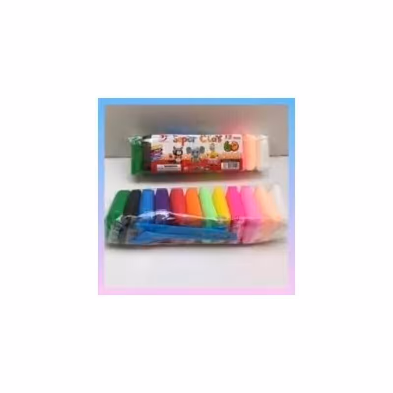 خمیر سبک 12 رنگ سایز بزرگ