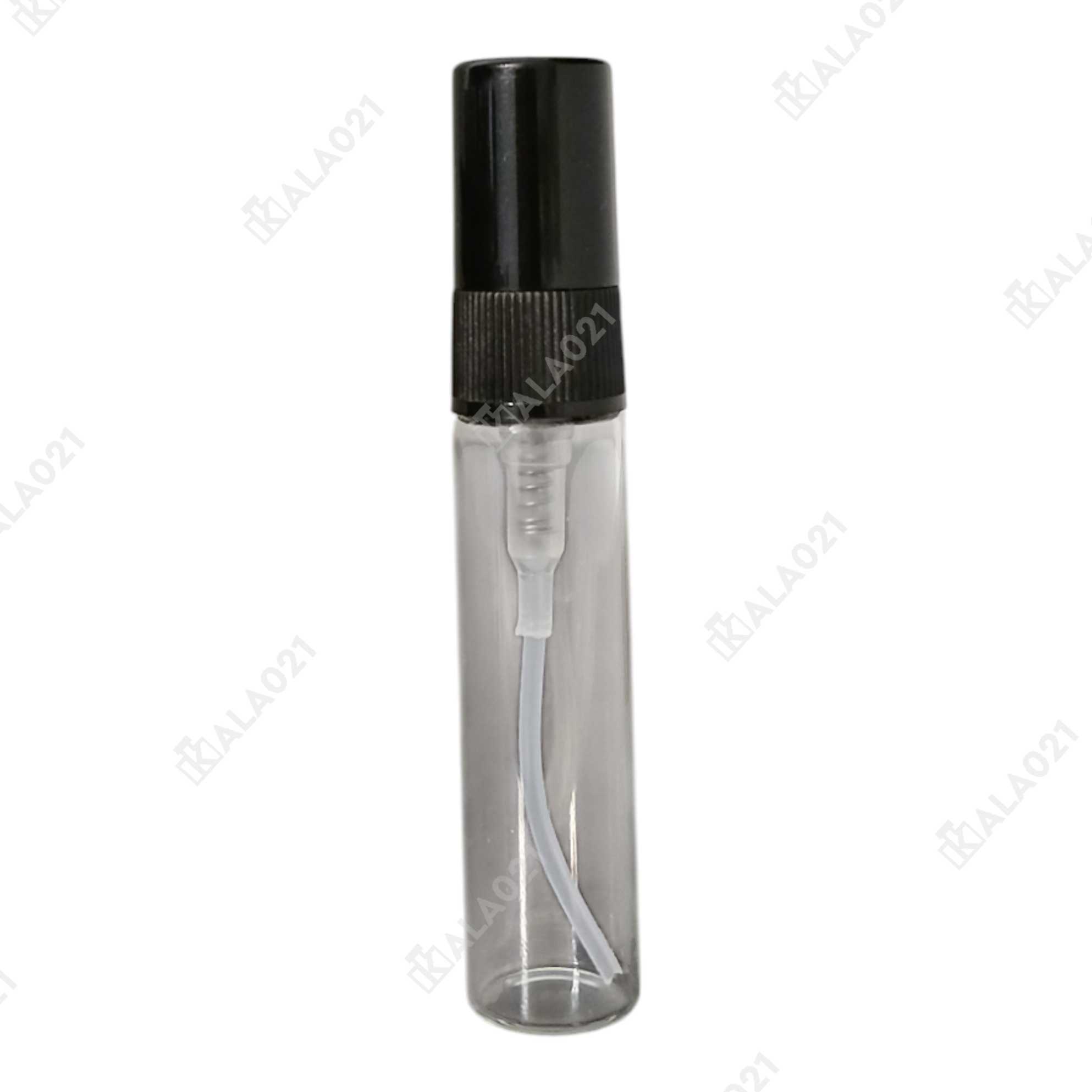 شیشه عطر 5 میل درب والف مشکی