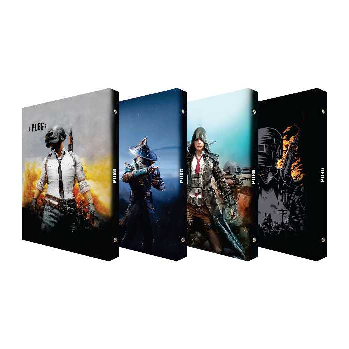 کلاسور 100 برگ پدیده نقش مدل 26 حلقه کالکشن game طرح پابجی Pubg مجموعه 4 عددی