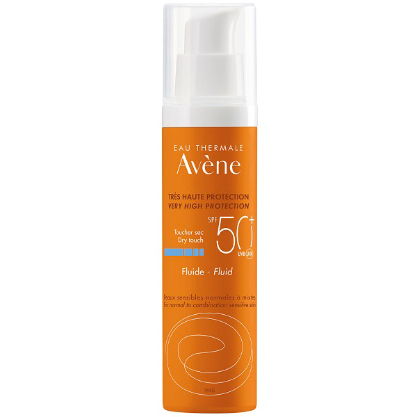 ضد آفتاب اون فلوئیدی  Avene SPF50  مدل Dry Touch