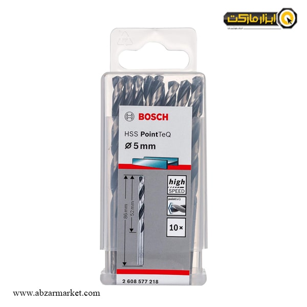 ست مته آهن بوش 10 عددی قطر 5 مدل 2608577218