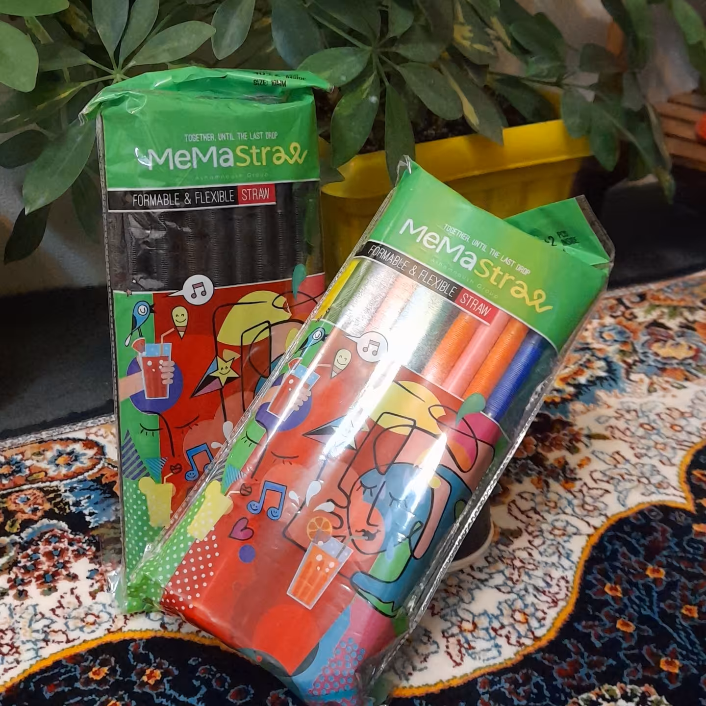 نی 10 میل پلاستیکی وارداتی40 تایی یکبارمصرف