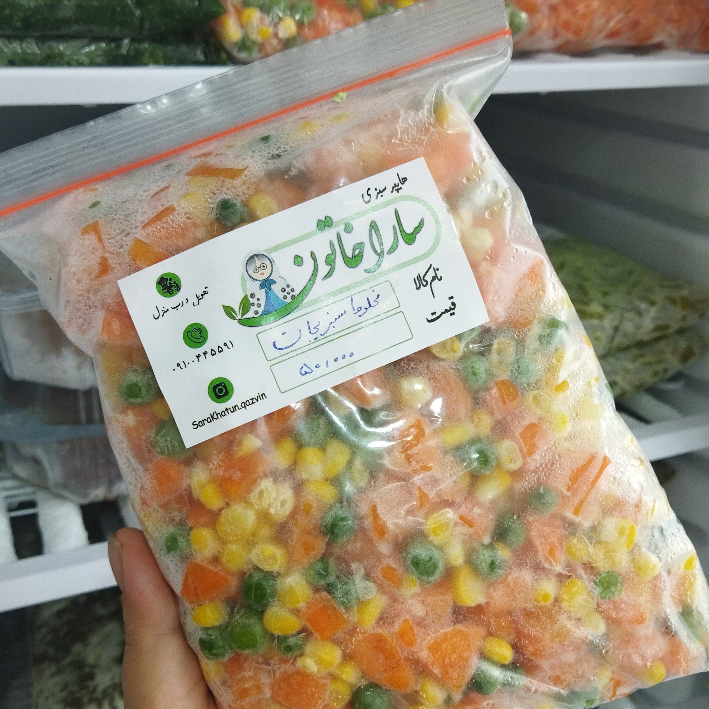مخلوط سبزیجات