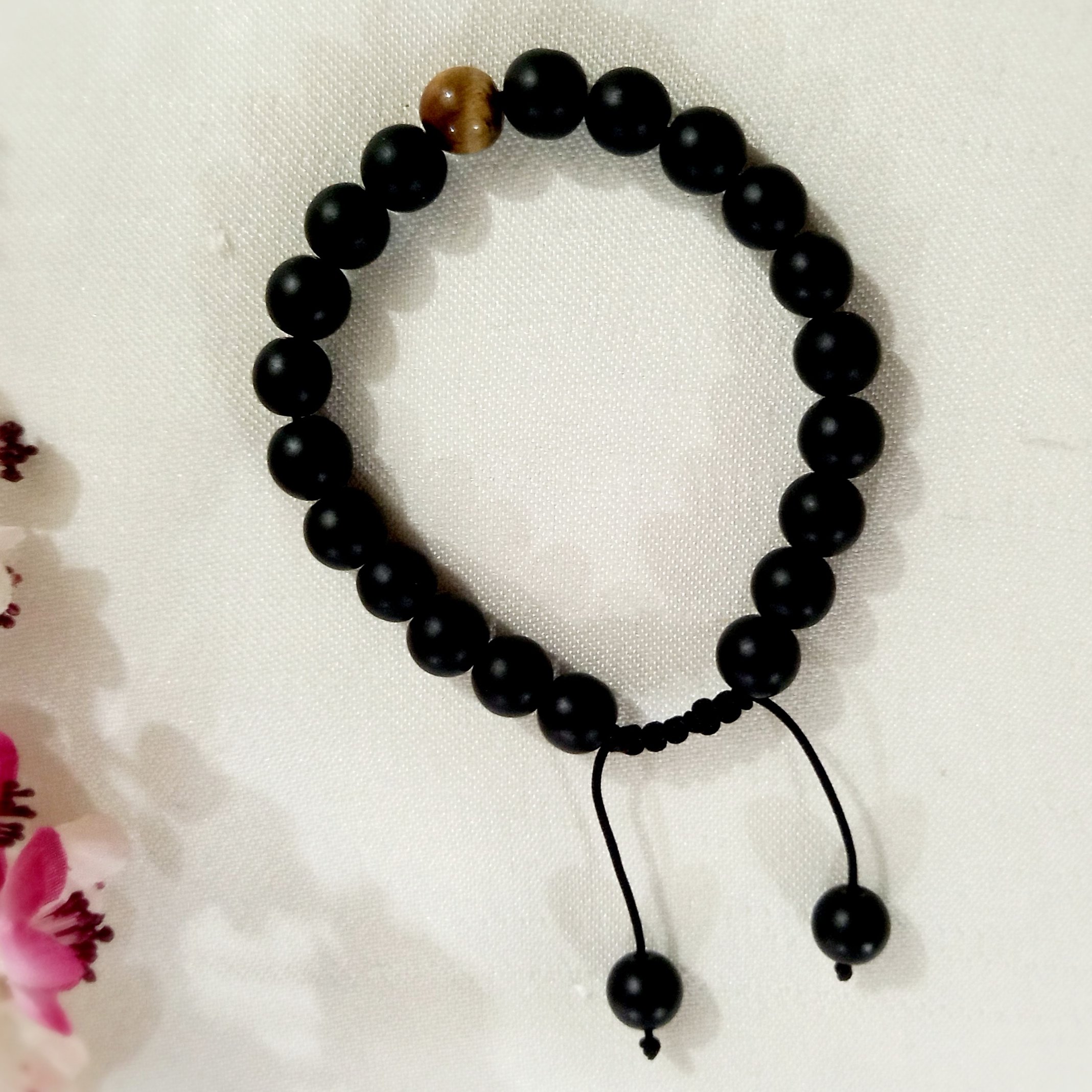 دستبند سنگ اونیکس 