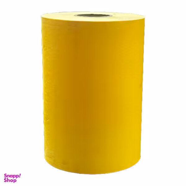 رول کاغذ حرارتی فیش پرینتر مدل 8cm رنگ زرد طول 40 متر بسته 60 عددی