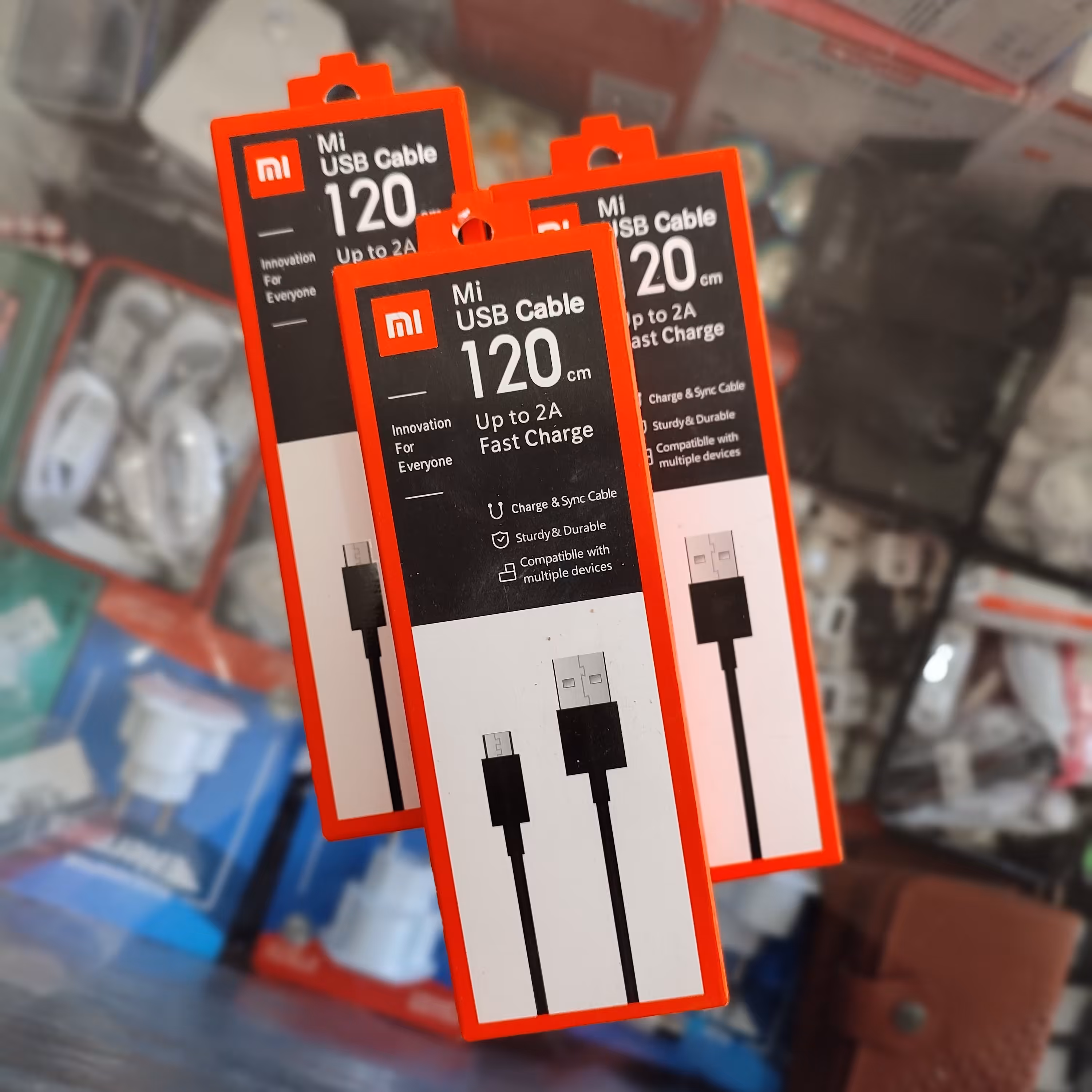 کابل تایپ سی فست شارژ شیائومی  120 سانتی متری