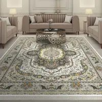 فرش پاتریس 1200شانه گل برجسته طرح مارالان کرم 12متری