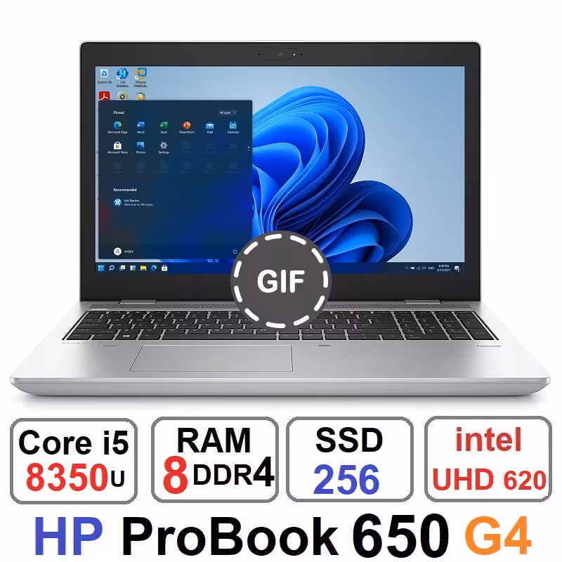 لپ تاپ اچ پی HP ProBook 650 G4 Core i5 8350u رم 8 گیگ