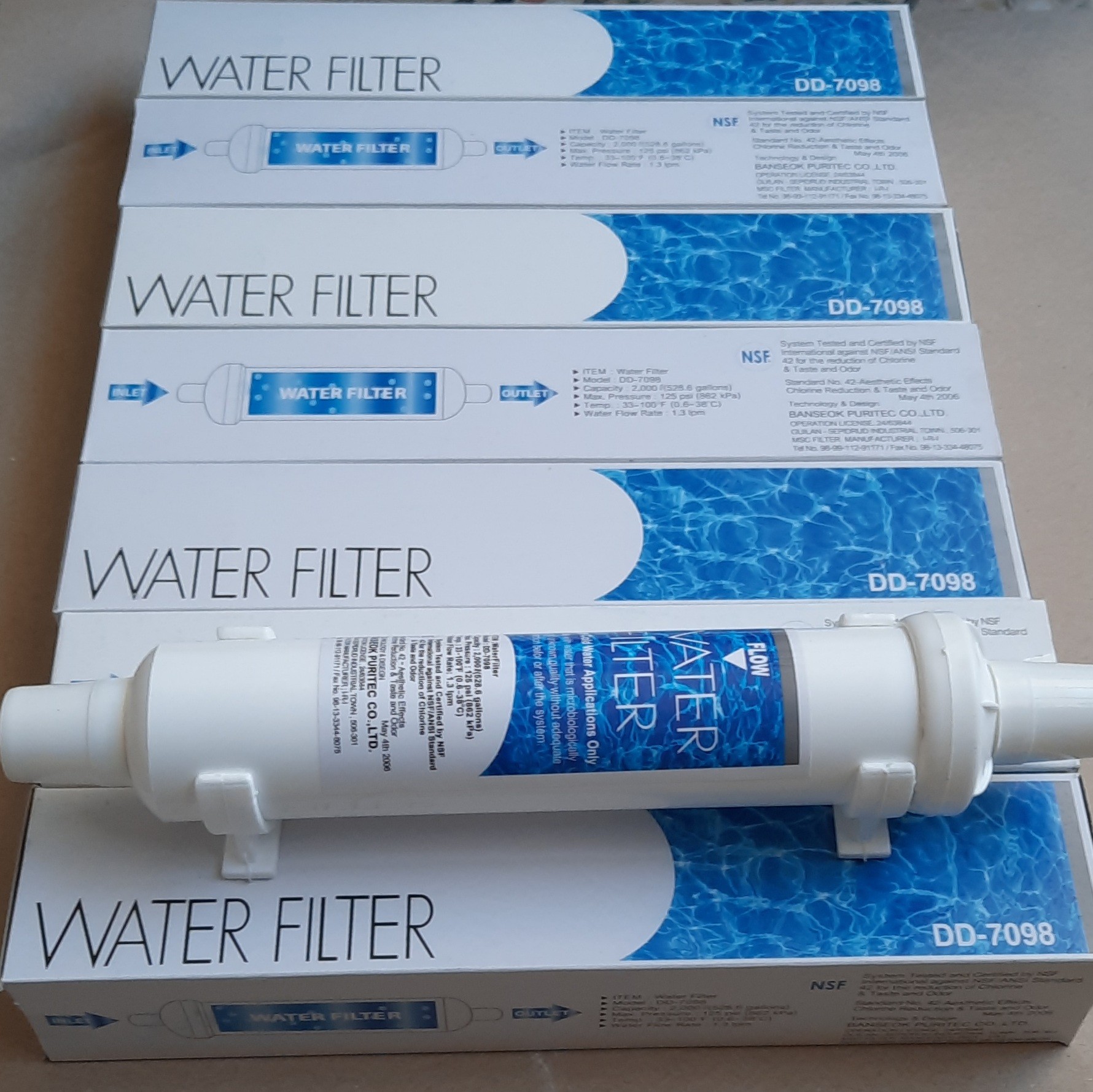 فیلتر تصفیه آب water filter بسته 4 عددی