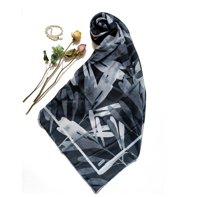 روسری حریر کوتاه قواره 100