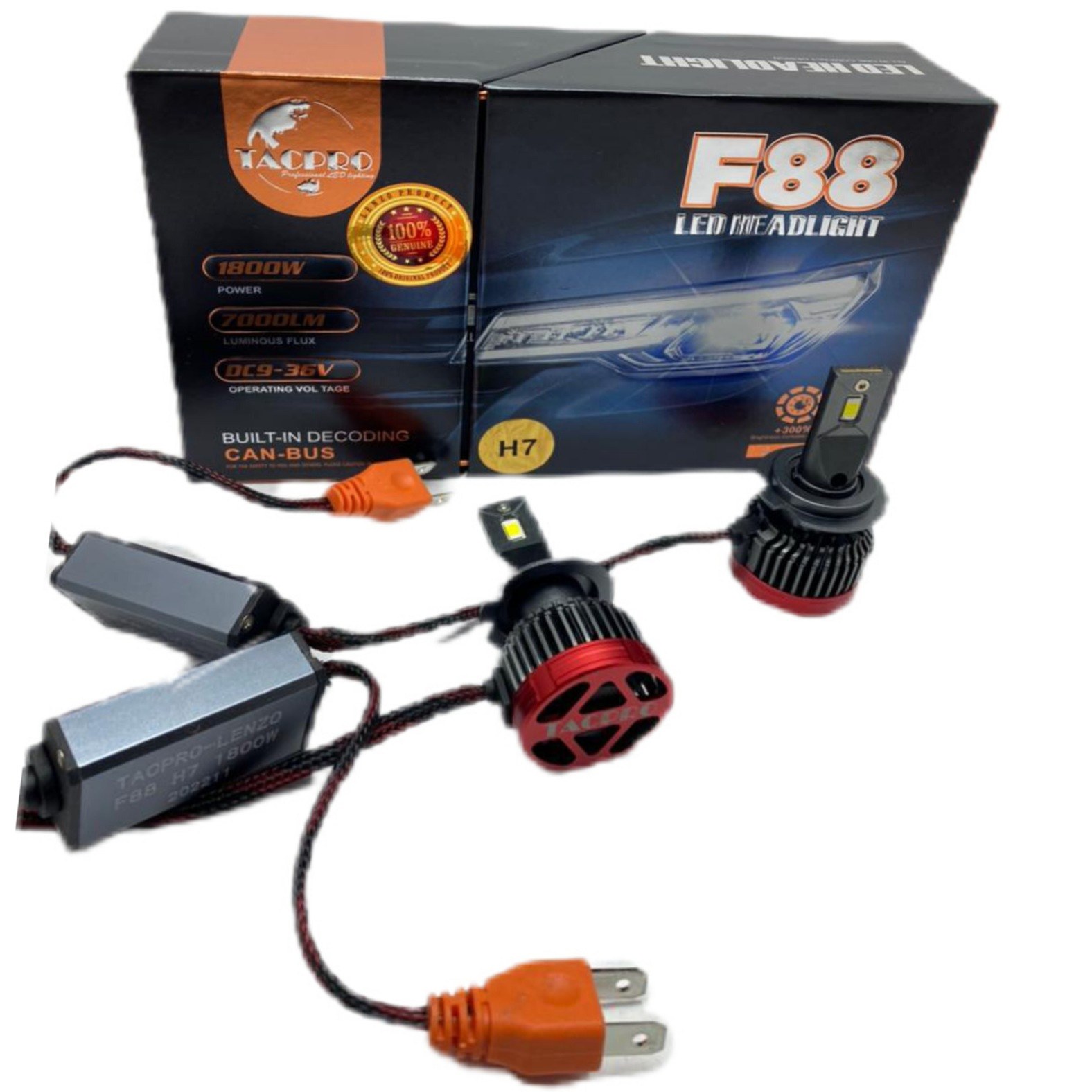 هدلایت F88 برند Tacpro پایه h7