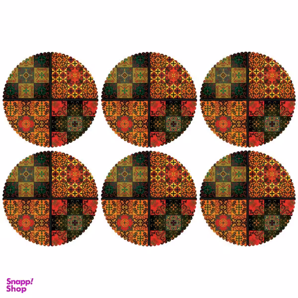 زیربشقابی مدل U2-42551 بسته 6 عددی