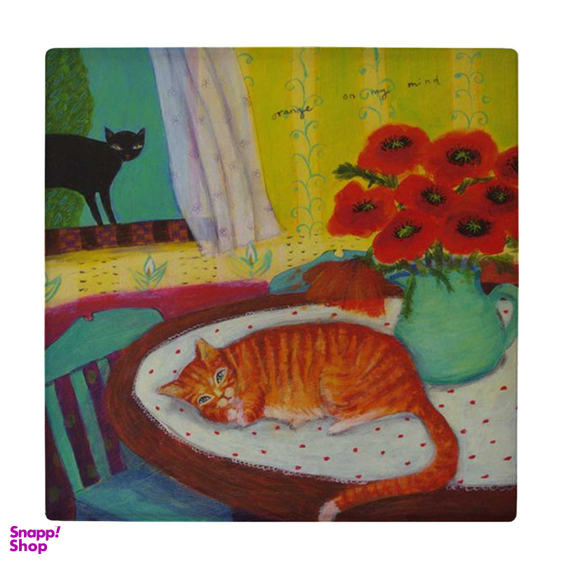 زیر لیوانی طرح گربه های خانگی کد 3616245_1556