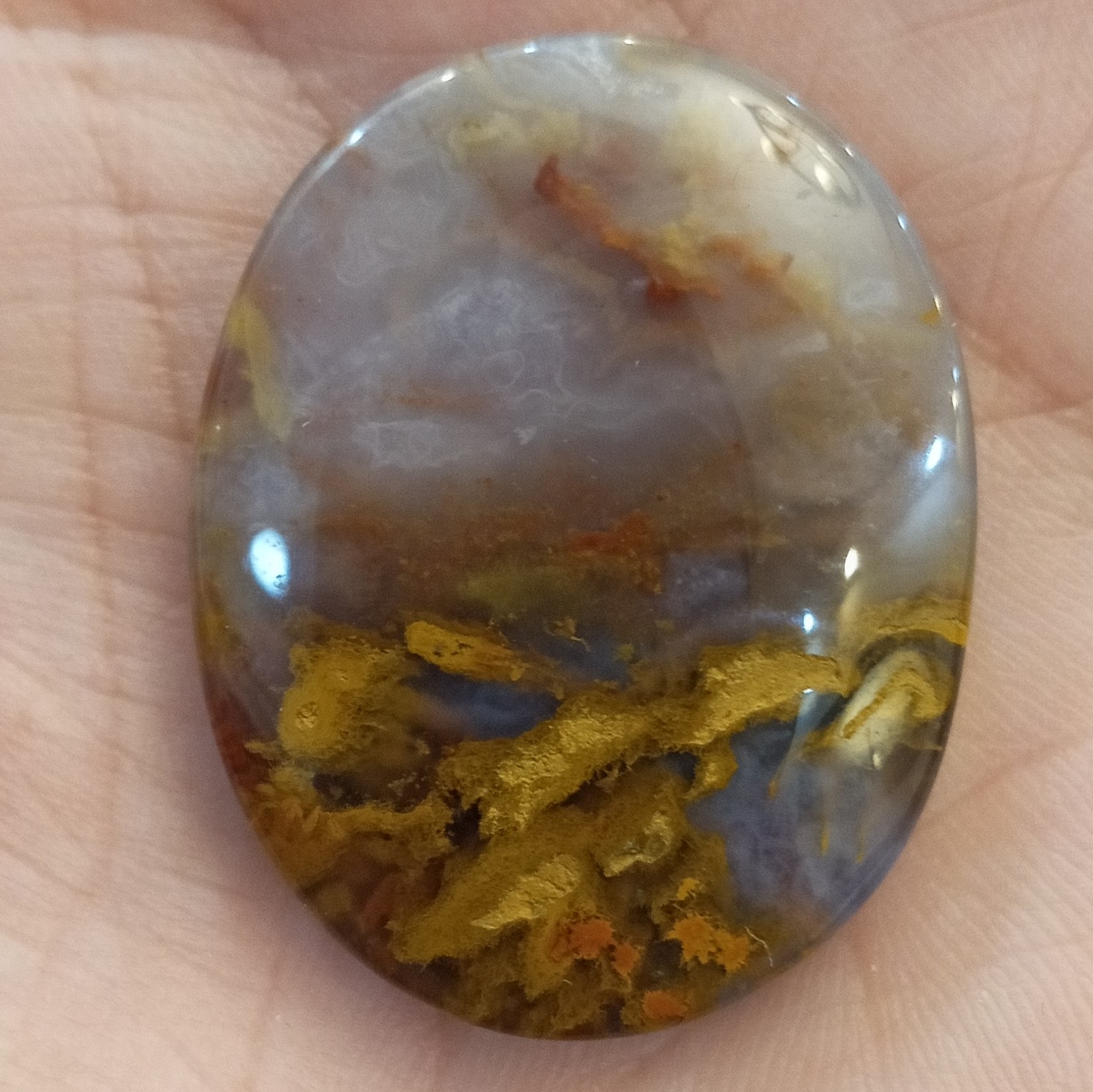 سنگ عقیق شجر منظره 