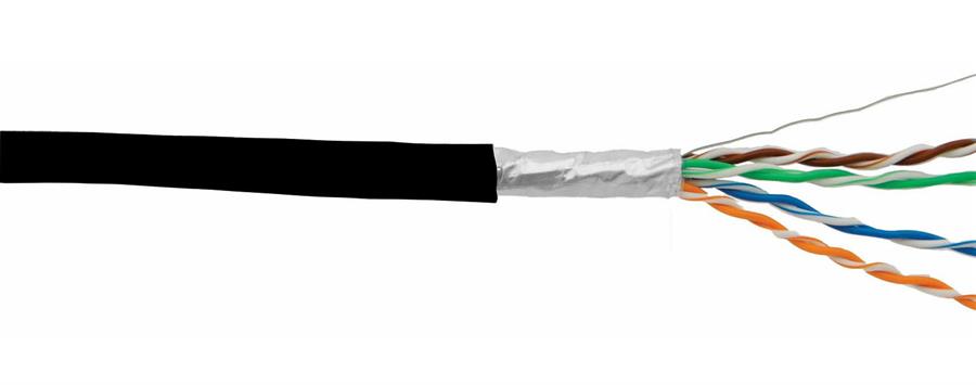 کابل شبکه دی لینک رول 305 متری کت 5E دارای فویل و با روکش پی وی سی