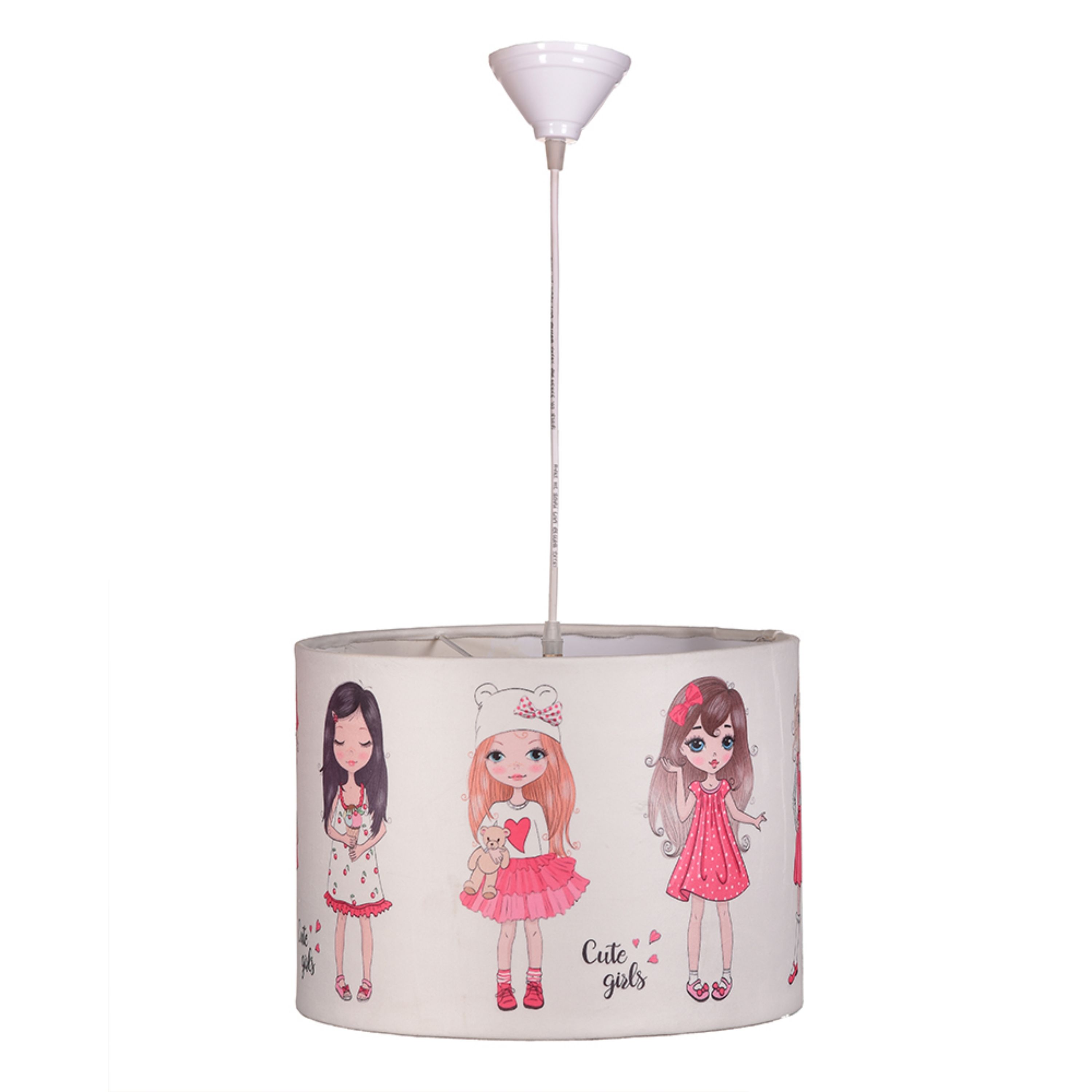 لوستر کودک مدل دختر جنس پارچه مخملی