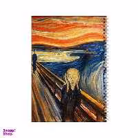 دفتر مشق 100 برگ بامبیلیپ طرح تابلو جیغ ادوراد مونش کد 6982419