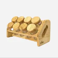 ست ادویه 8 تایی درب چوبی پایه کج یونیک 6103