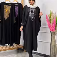 مانتو عبایی ابروبادی و کرسپو مدل لوکا LOKa