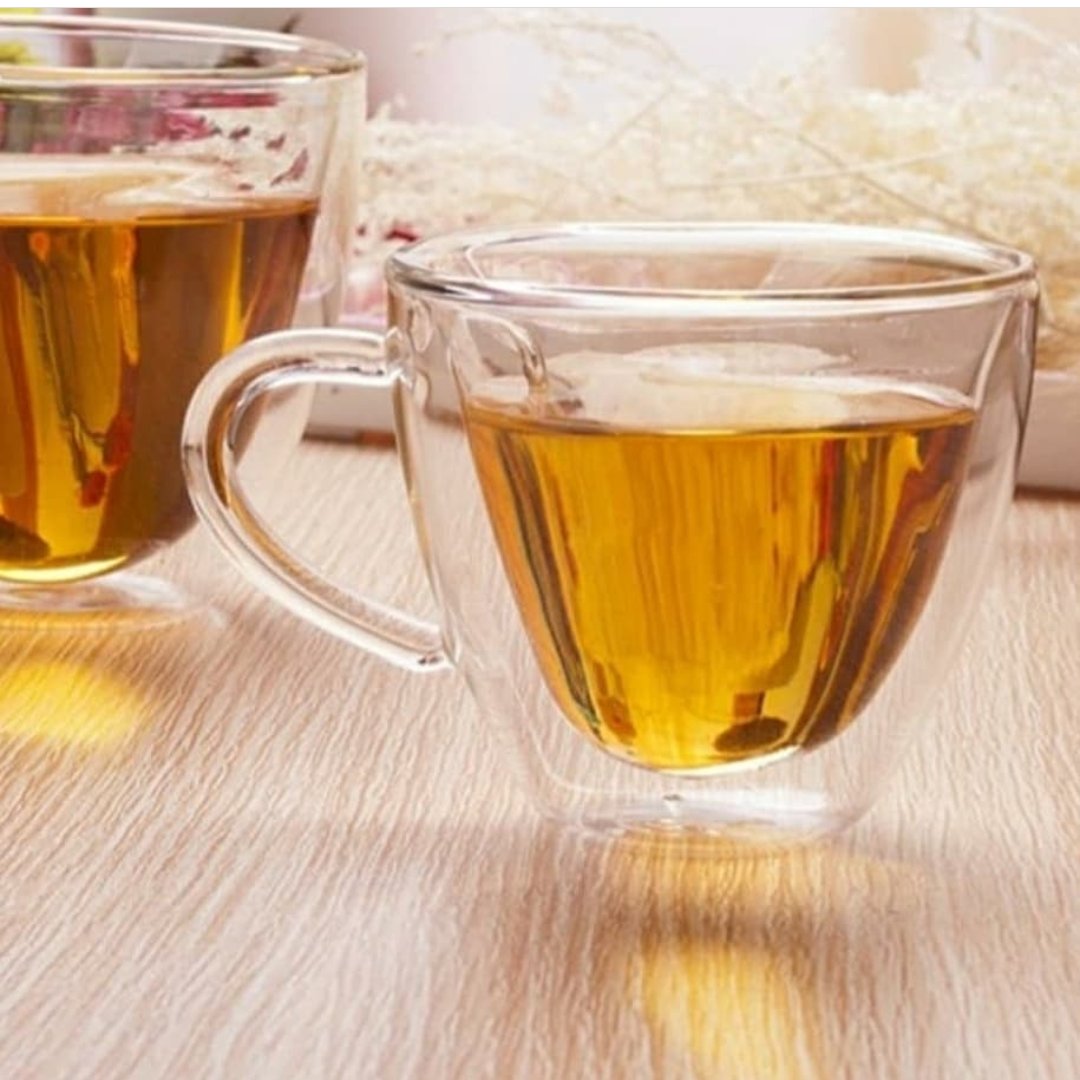 فنجان تک عددی دوجداره طرح قلب