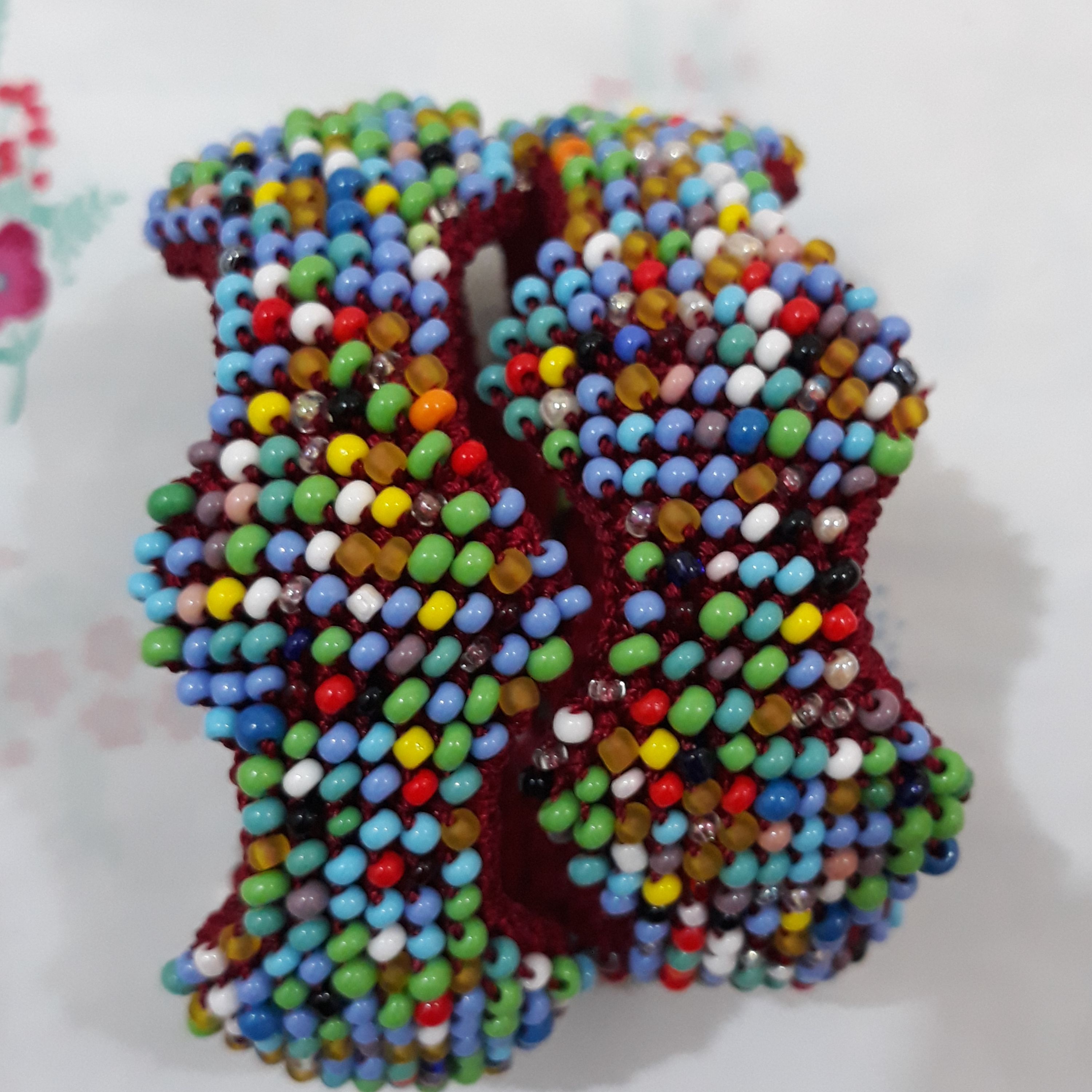 دستبند منجوقی هفت رنگ زیبا جنس عالی مقاوم