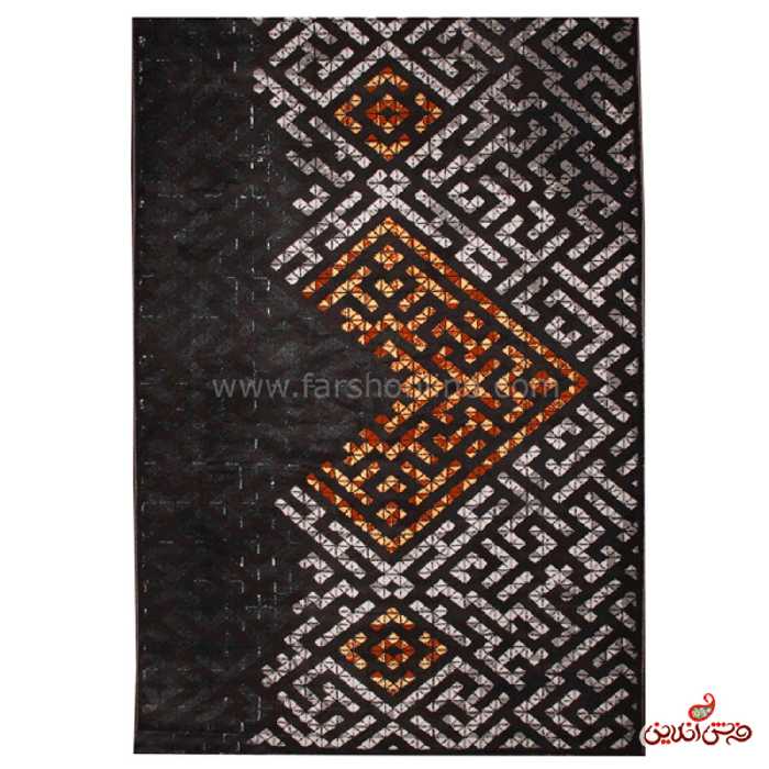 فرش ساوین کد 8013 دودی