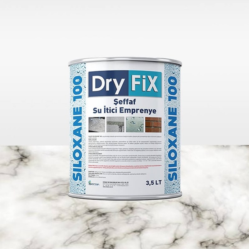 عایق ضد آب شفاف سیلوکسانه SILOXANE 100 برند Dry Fix