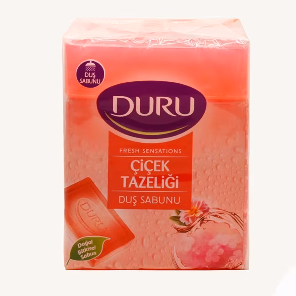 صابون دورو ترکیهDuru بارایحه گل های بهاری 