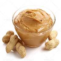 عکس ظرف شیشه ای کره بادام زمینی | گرافیک با طعم تربچه