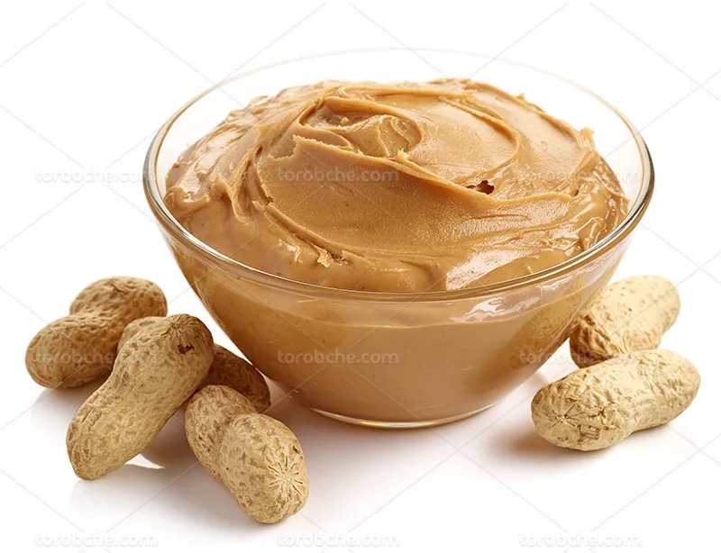 عکس ظرف شیشه ای کره بادام زمینی | گرافیک با طعم تربچه