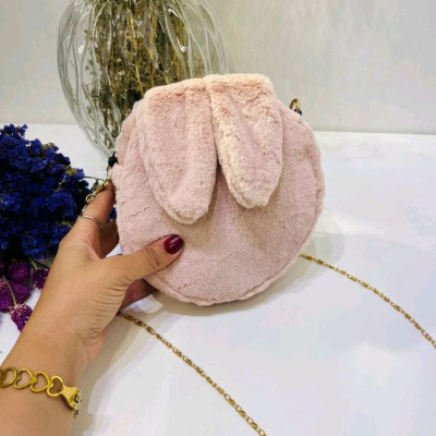 کیف دوشی خزدار