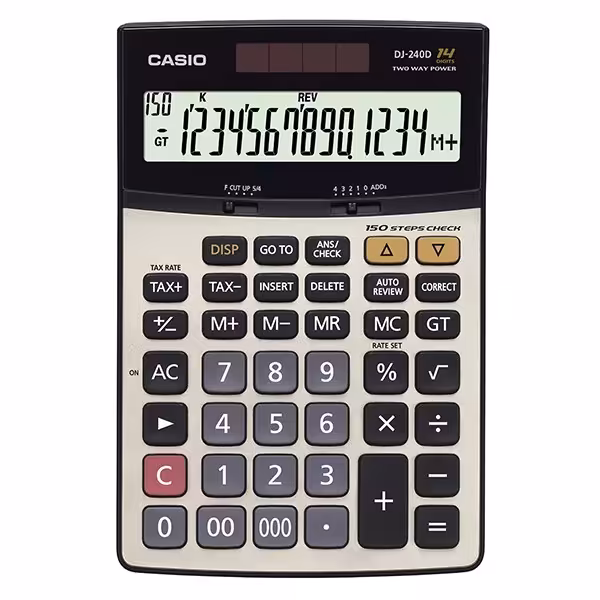 ماشین حساب رومیزی کاسیو دی جی 220 دی