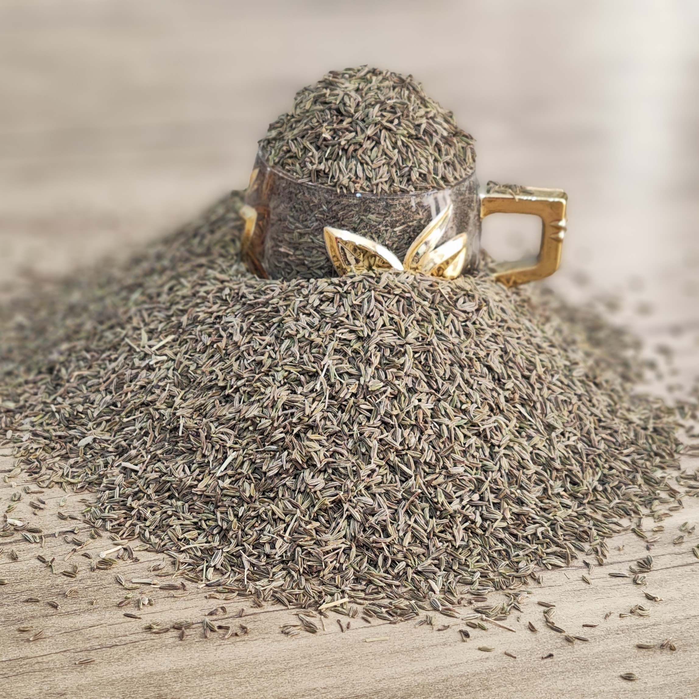 زیره سبز   کیفیت صادراتی بوجاری شده بسته ی 500گرمی