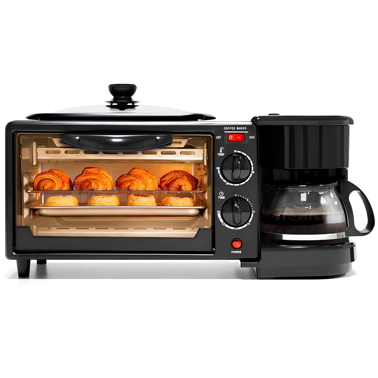 صبحانه‌ساز چندکاره برقی 2800 وات سیلور کرست SC-206