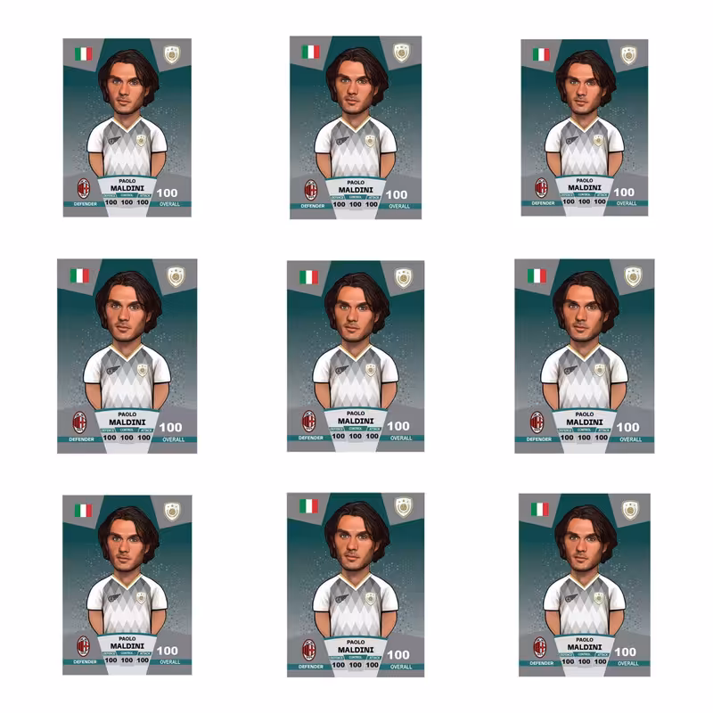 اسباب بازی شانسی طرح پائولو مالدینی مدل پریمیوم توپ طلا سری 2024 مجموعه 9 عددی