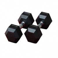 دمبل بدنسازی شش ضلعی وزن 7/5 کیلوگرم بسته 2 عددی