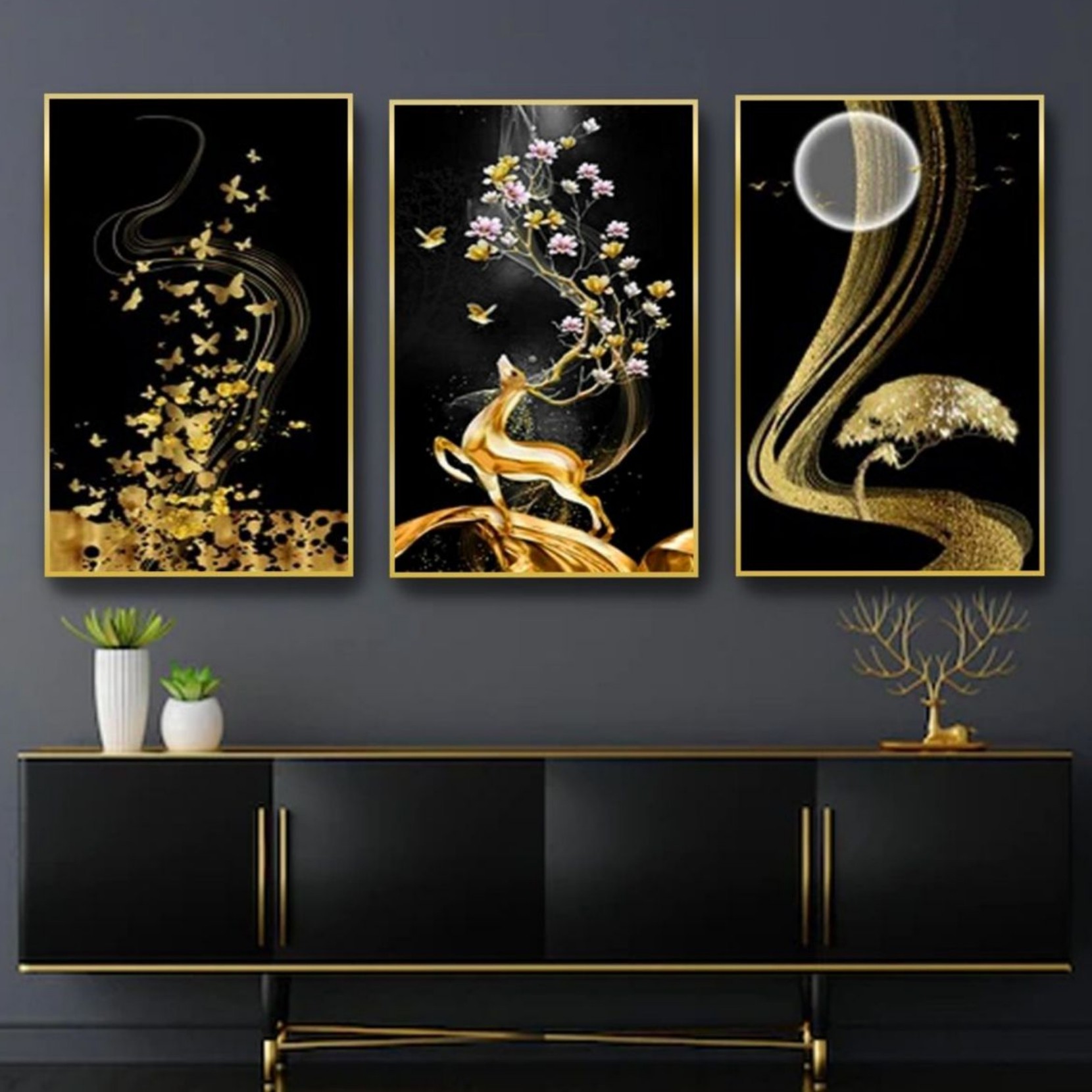 تابلو دکوراتیو 3تیکه کد 0178