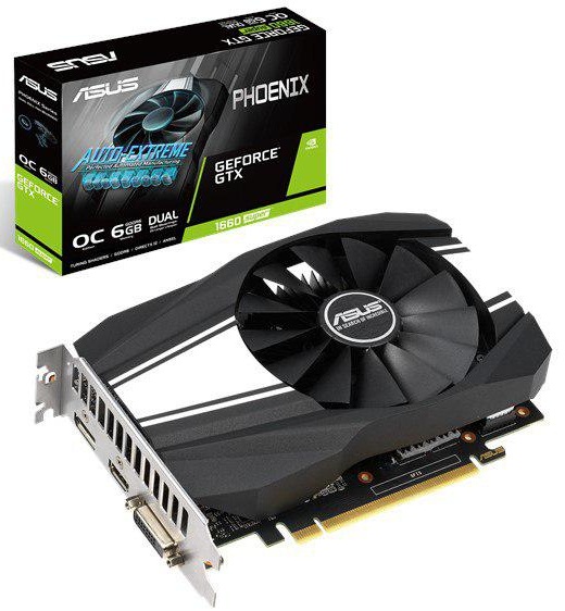 کارت گرافیک ایسوس مدل PH-GTX1660S-O6G با حافظه 6 گیگابایت