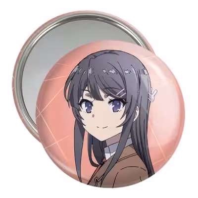 آینه جیبی خندالو مدل مای انیمه بانی گرل سنپای کد 16407