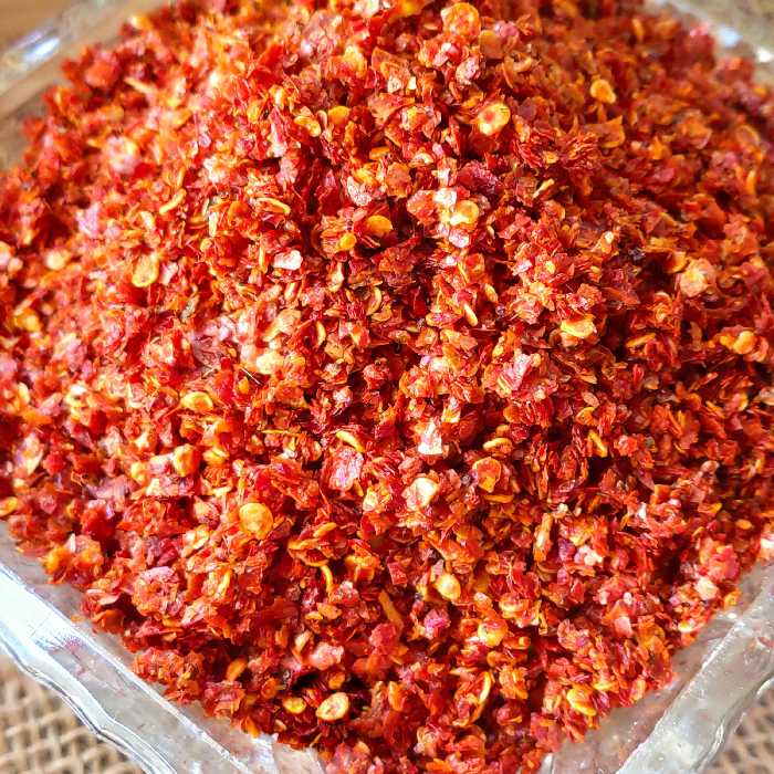 فلفل حلبی یا پول بیبر نارنجی تیارمزه، خوشرنگ و با طعم تند و چرب 