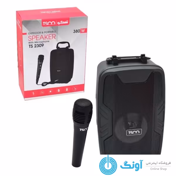 اسپیکر بلوتوث فلش و رم خور شارژی تسکو (TSCO) مدل TS 2309