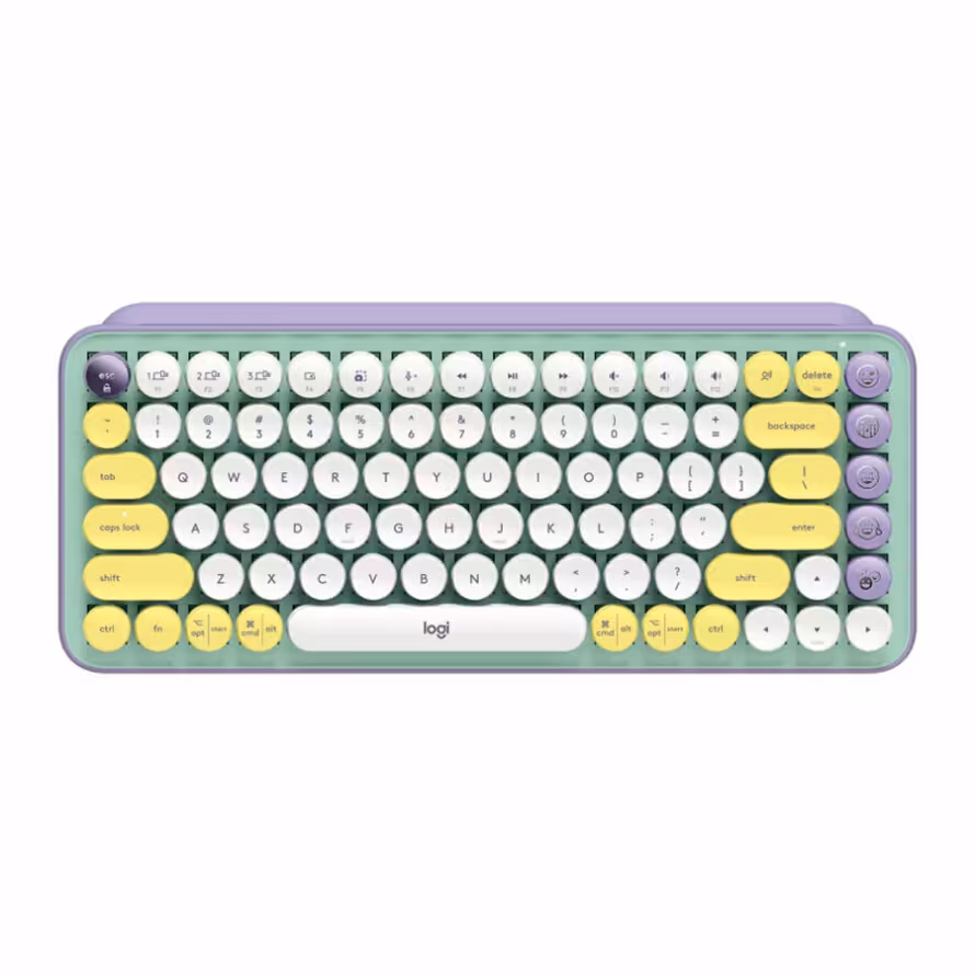 کیبورد بی سیم مکانیکال لاجیتک مدل POP KEYS