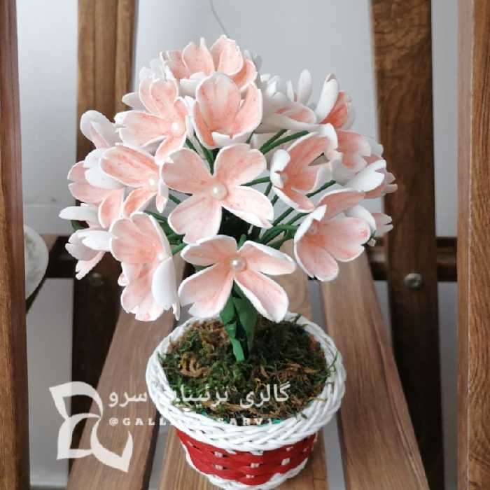 گل مصنوعی ' گل تزئینی' گل فومی ' دکوری' گلدان گل '
