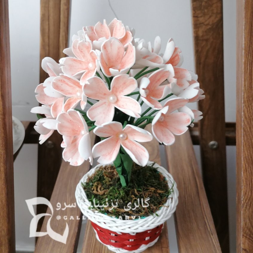 گل مصنوعی ' گل تزئینی' گل فومی ' دکوری' گلدان گل '