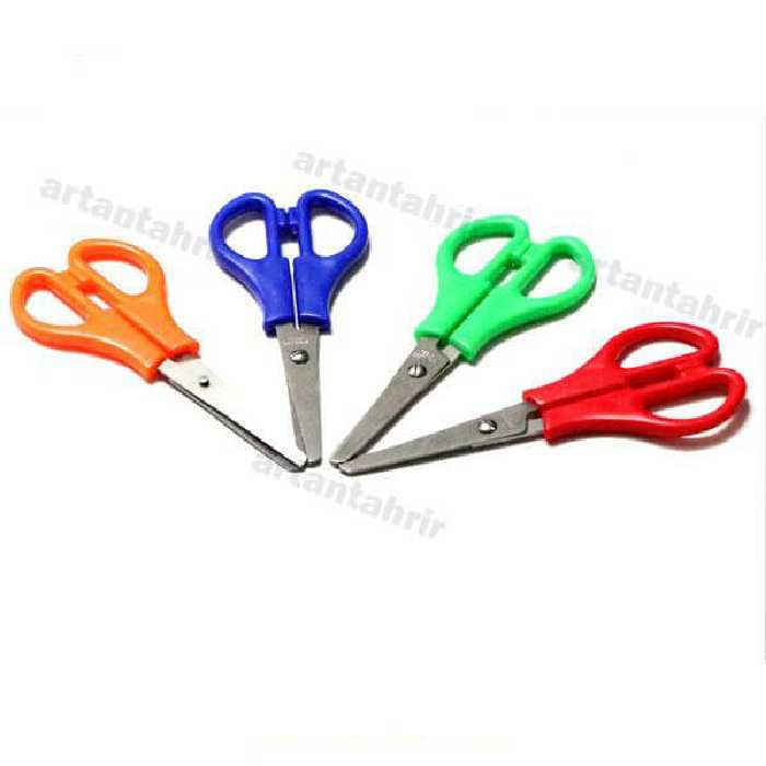 قیچی کوچک دسته رنگی