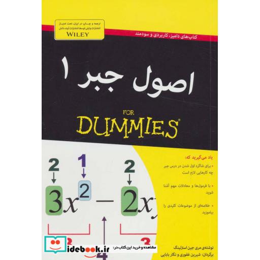 کتاب کتاب های دامیز اصول جبر 1