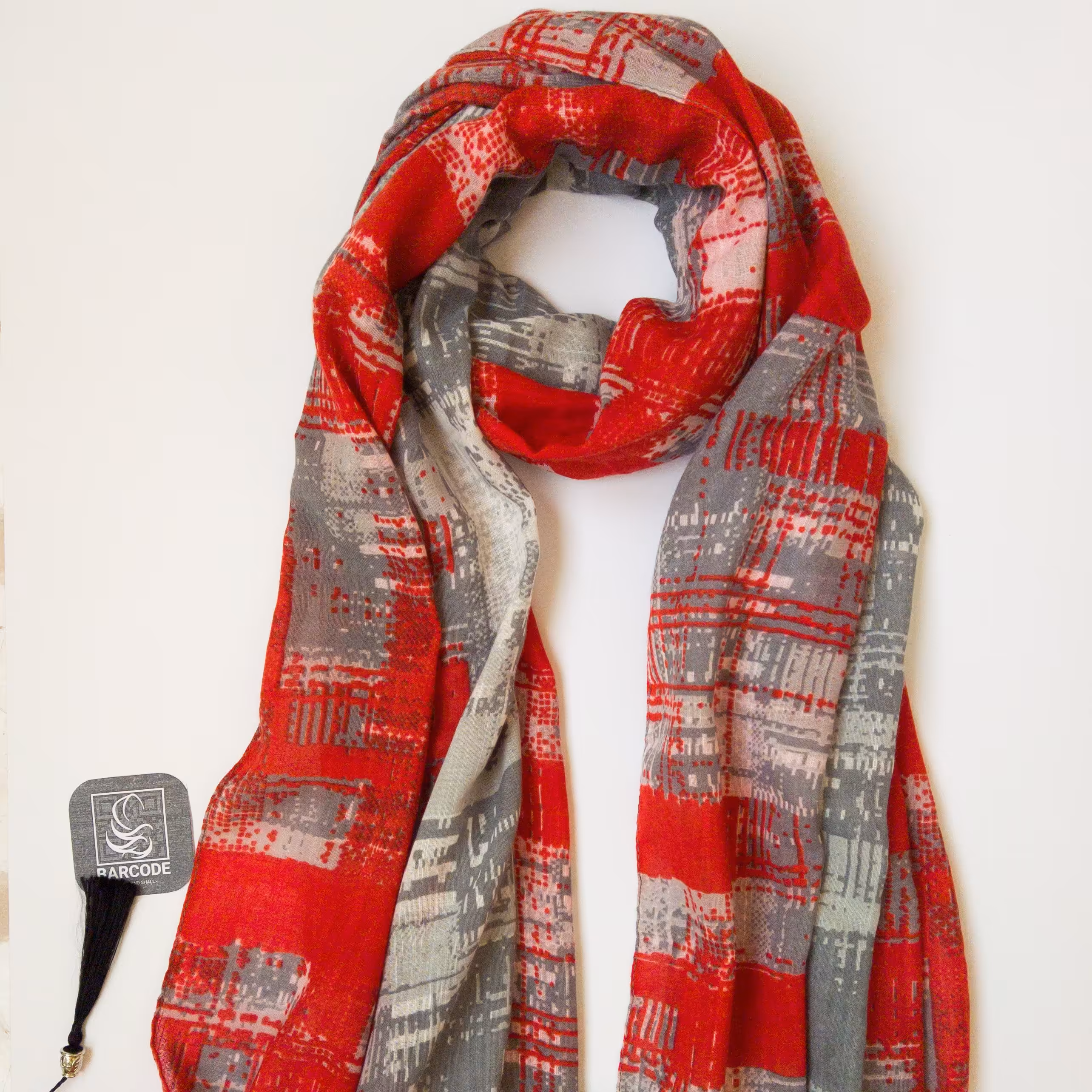 شال نخی طوسی،قرمز