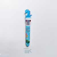 خودکار فانتزی 10 رنگ مدل دایناسوری طرح سر آبی | خرید کتاب زبان | خرید لوازم التحریر | چی کتاب | بالاترین تخفیف و ارسال رایگان