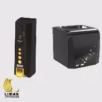 ست رنگی جا مایع و جا دتسمال بنتی اسپادانا رنگ مشکی دکورال