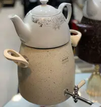 کتری و قوری River رنگ کرمی کد 104